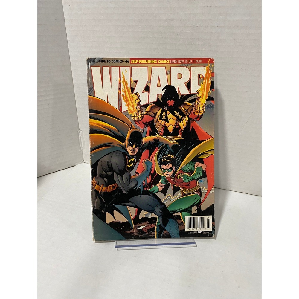 Wizard Magazine Issue 46 Batman Robin Azrael June 1995 Guide to Comics